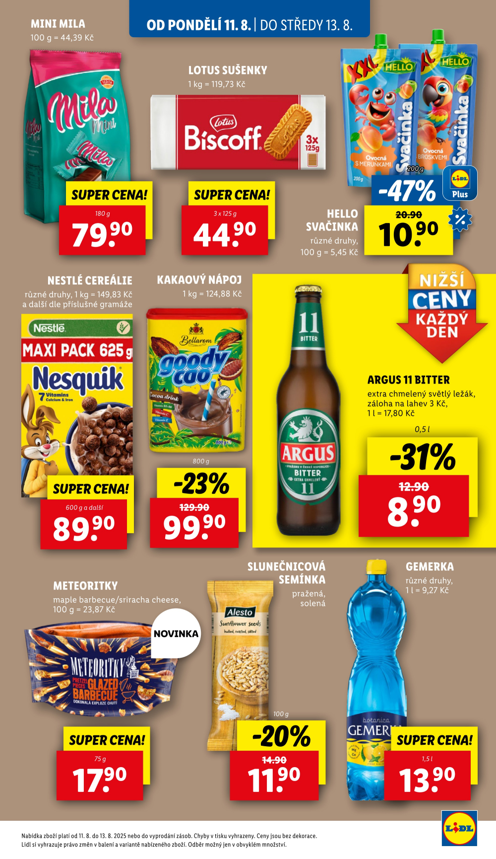 Leták Lidl leták od pondělí - XXL týden - strana 25