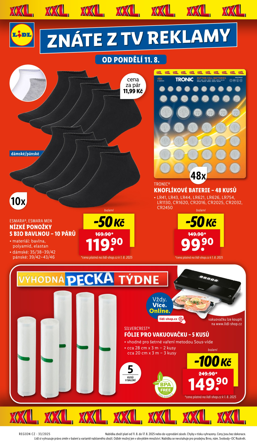 Leták Lidl leták od pondělí - XXL týden - strana 28