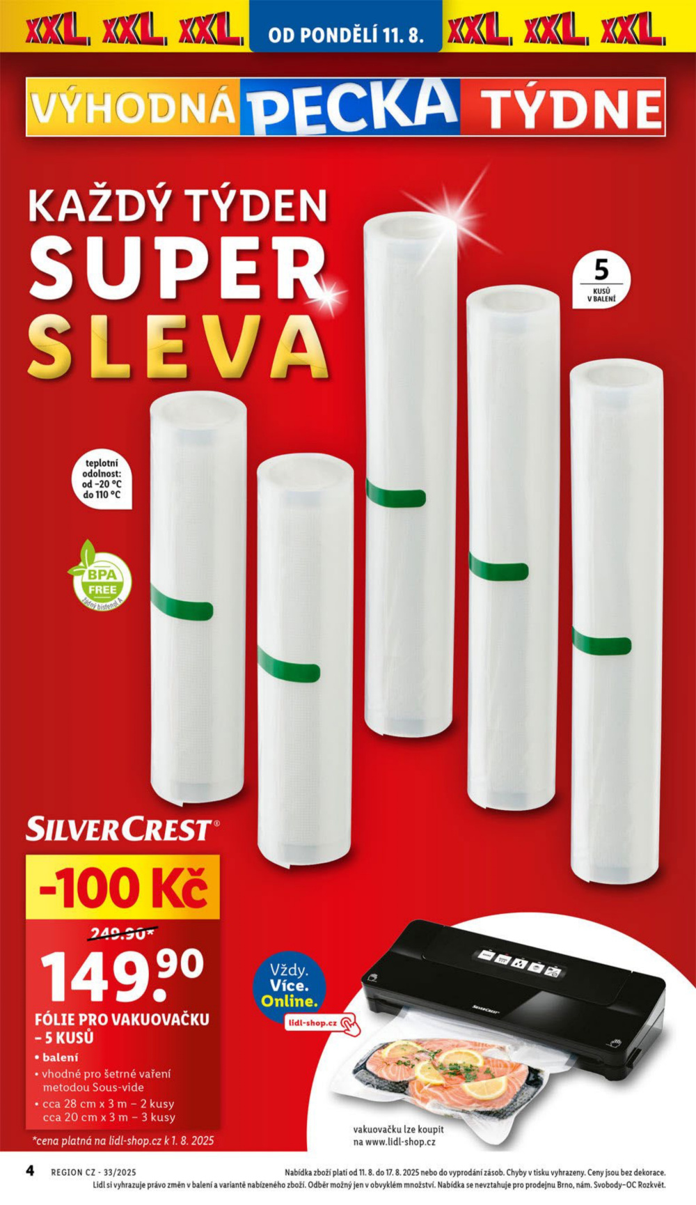 Leták Lidl leták od pondělí - XXL týden - strana 6