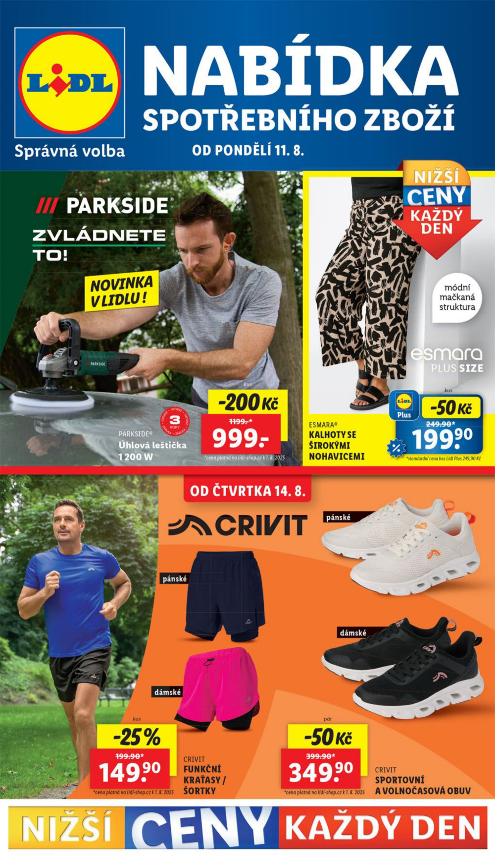 Leták Lidl leták - Nabídka spotřebního zboží - strana 1