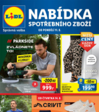 Akční leták Lidl  - Nabídka spotřebního zboží