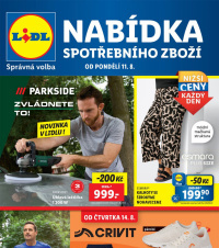 Akční leták Lidl  - Nabídka spotřebního zboží