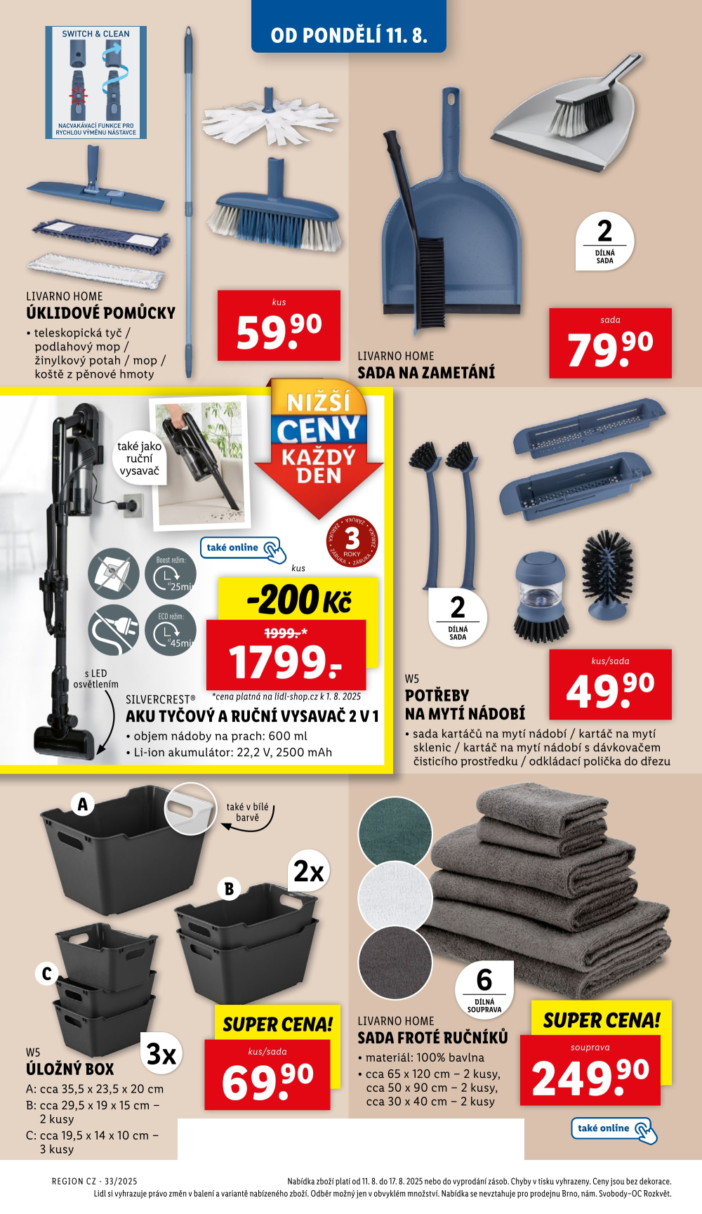 Leták Lidl leták - Nabídka spotřebního zboží - strana 8