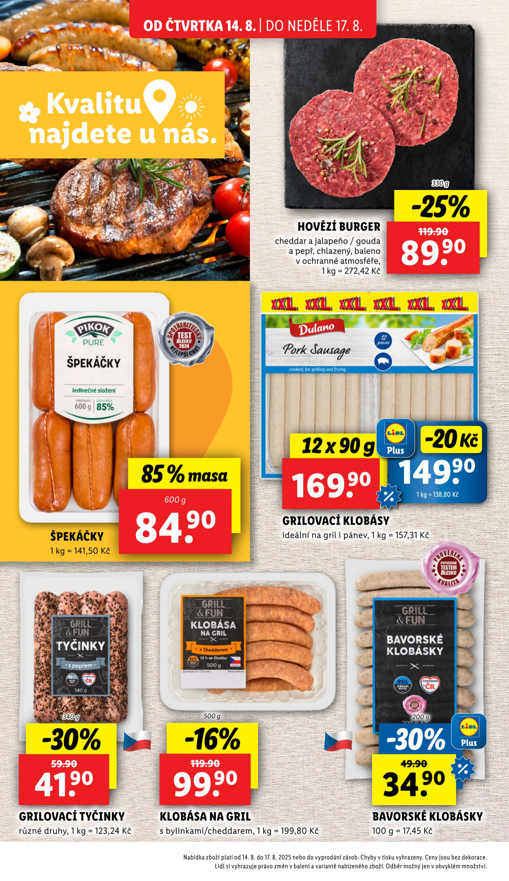 Leták Lidl leták od čtvrtka - Vyrobené na Slovensku - strana 20