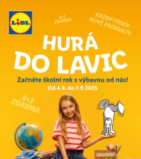 Akční leták Lidl  - Hurá do lavic