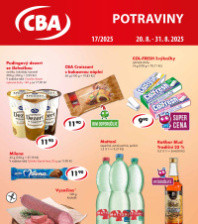 Akční leták CBA Potraviny 