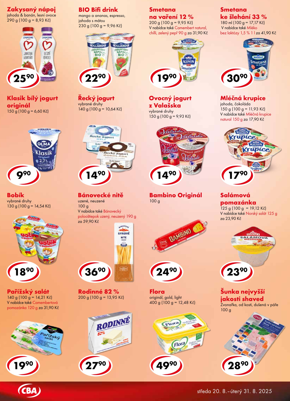 Leták CBA Potraviny leták - strana 2