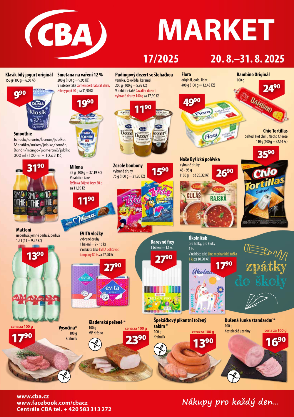 Leták CBA Market leták - strana 1