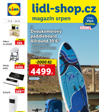 Akční leták Lidl - shop.cz  - magazín
