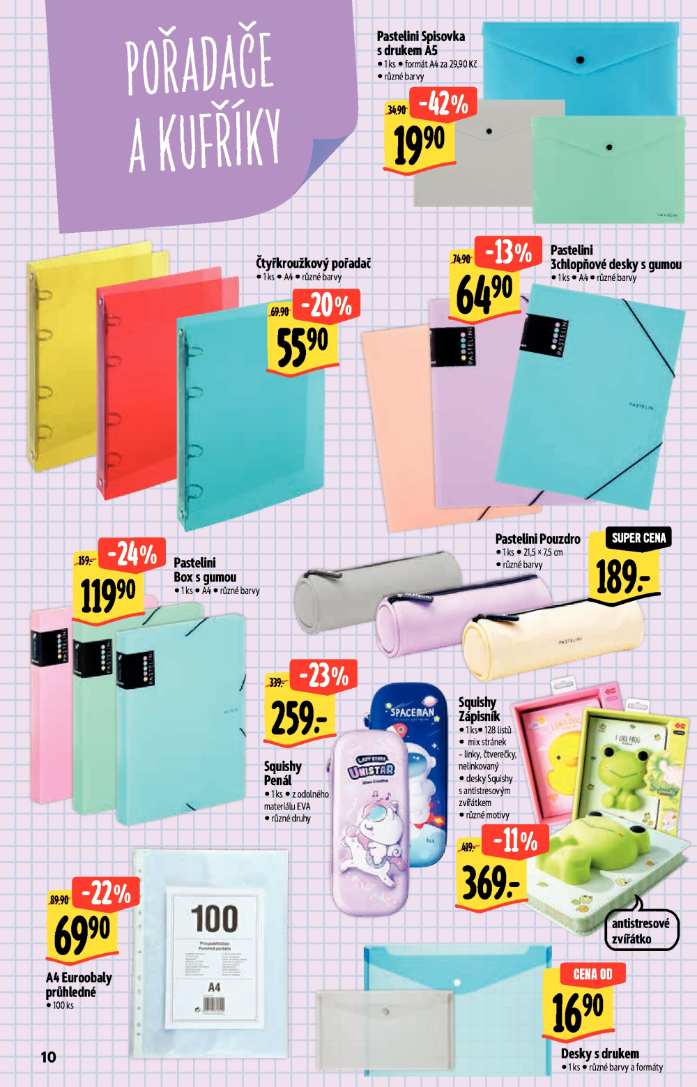 Leták Albert Hypermarket - Školní potřeby - strana 10