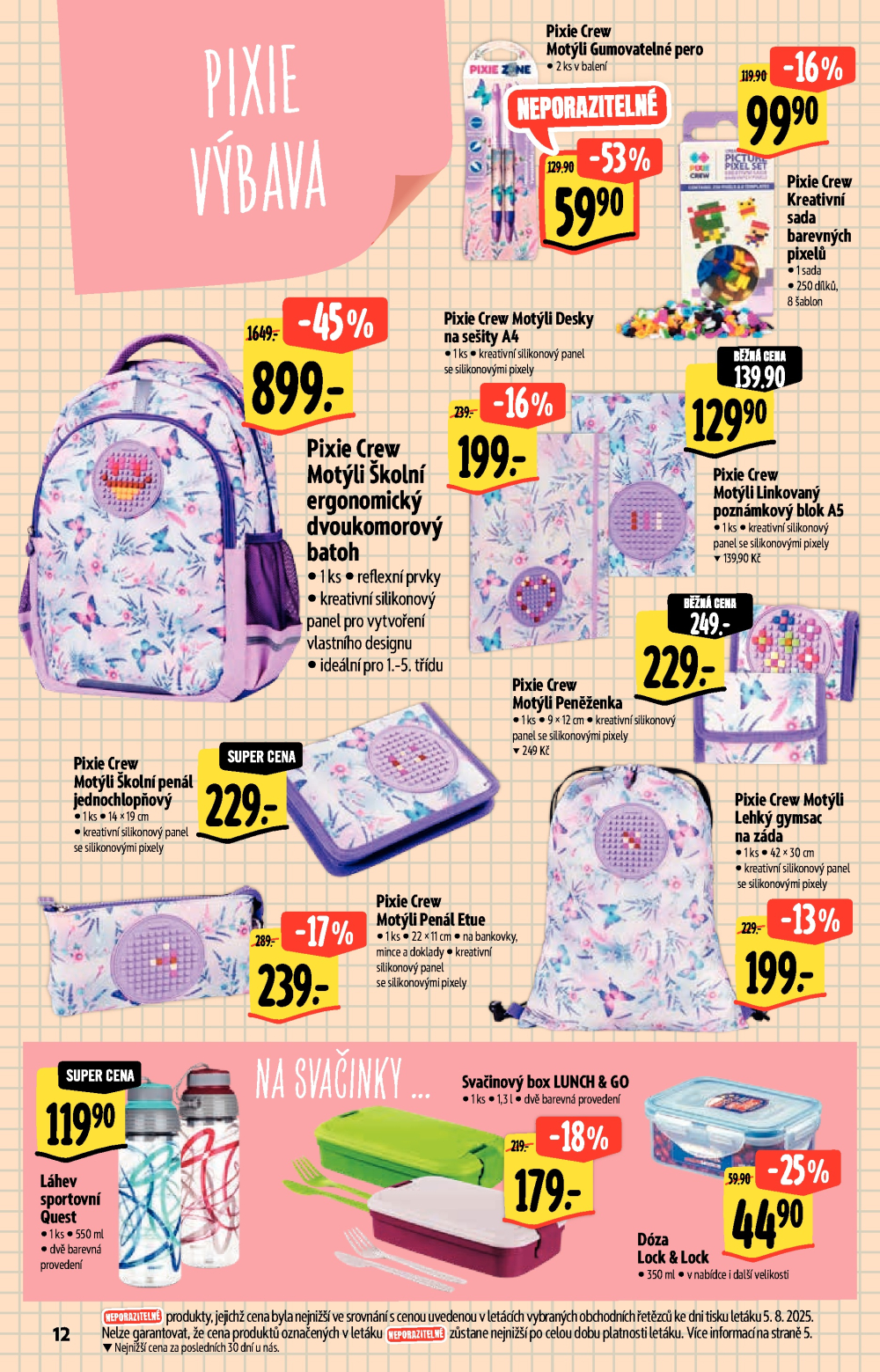 Leták Albert Hypermarket - Školní potřeby - strana 12