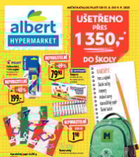 Akční leták Albert Hypermarket - Školní potřeby