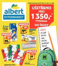 Akční leták Albert Hypermarket - Školní potřeby