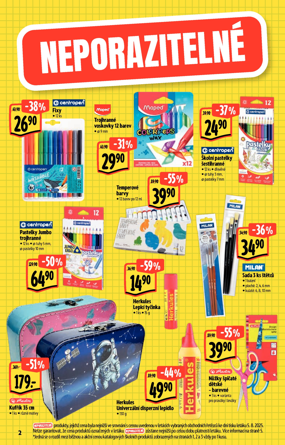 Leták Albert Hypermarket - Školní potřeby - strana 2