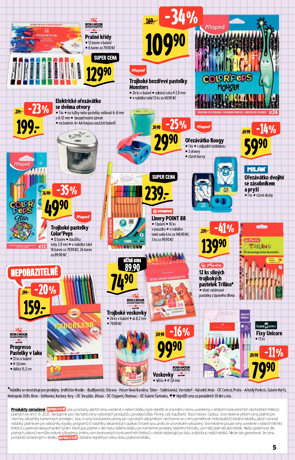 Leták Albert Hypermarket - Školní potřeby - strana 5