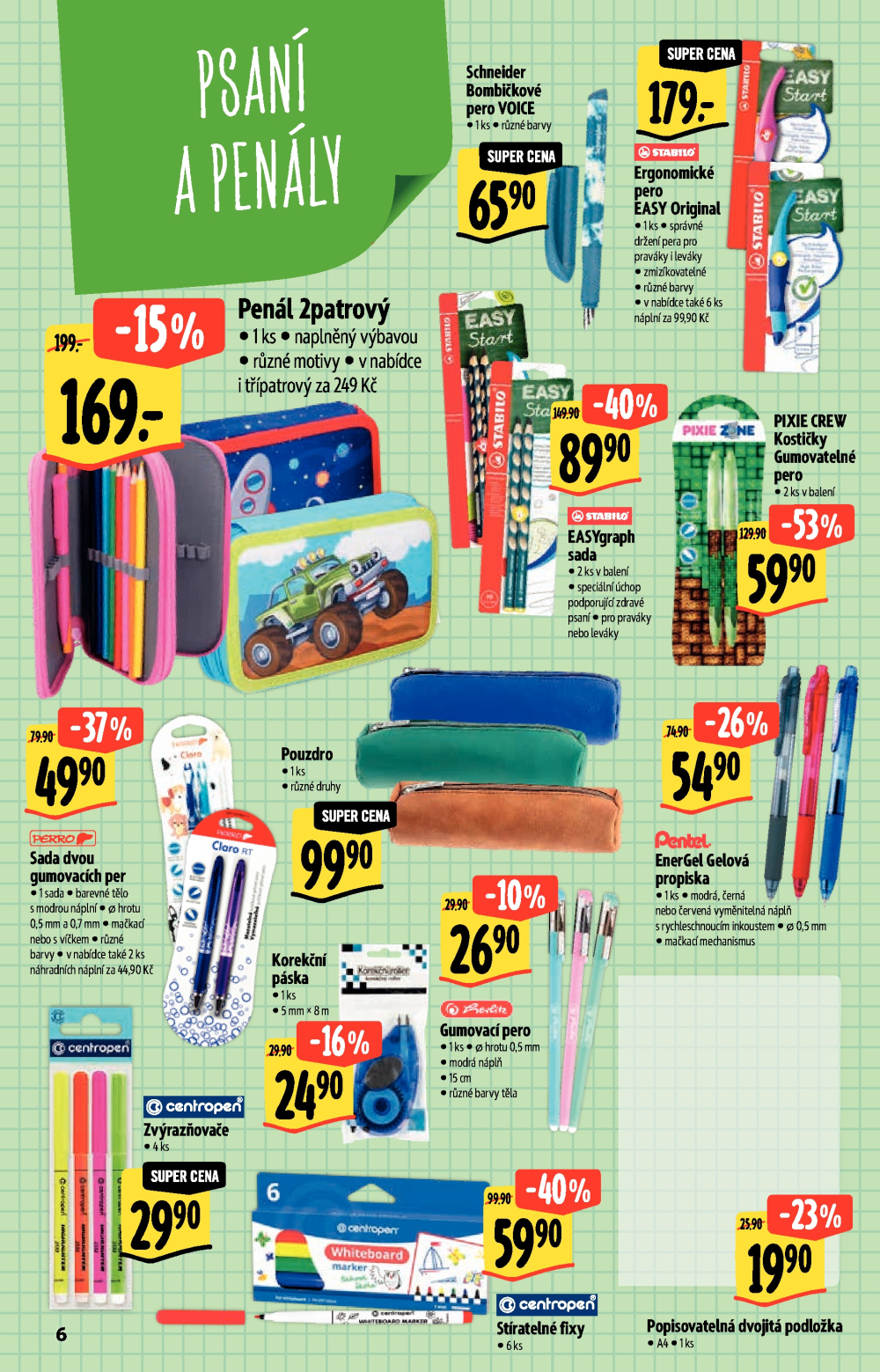Leták Albert Hypermarket - Školní potřeby - strana 6