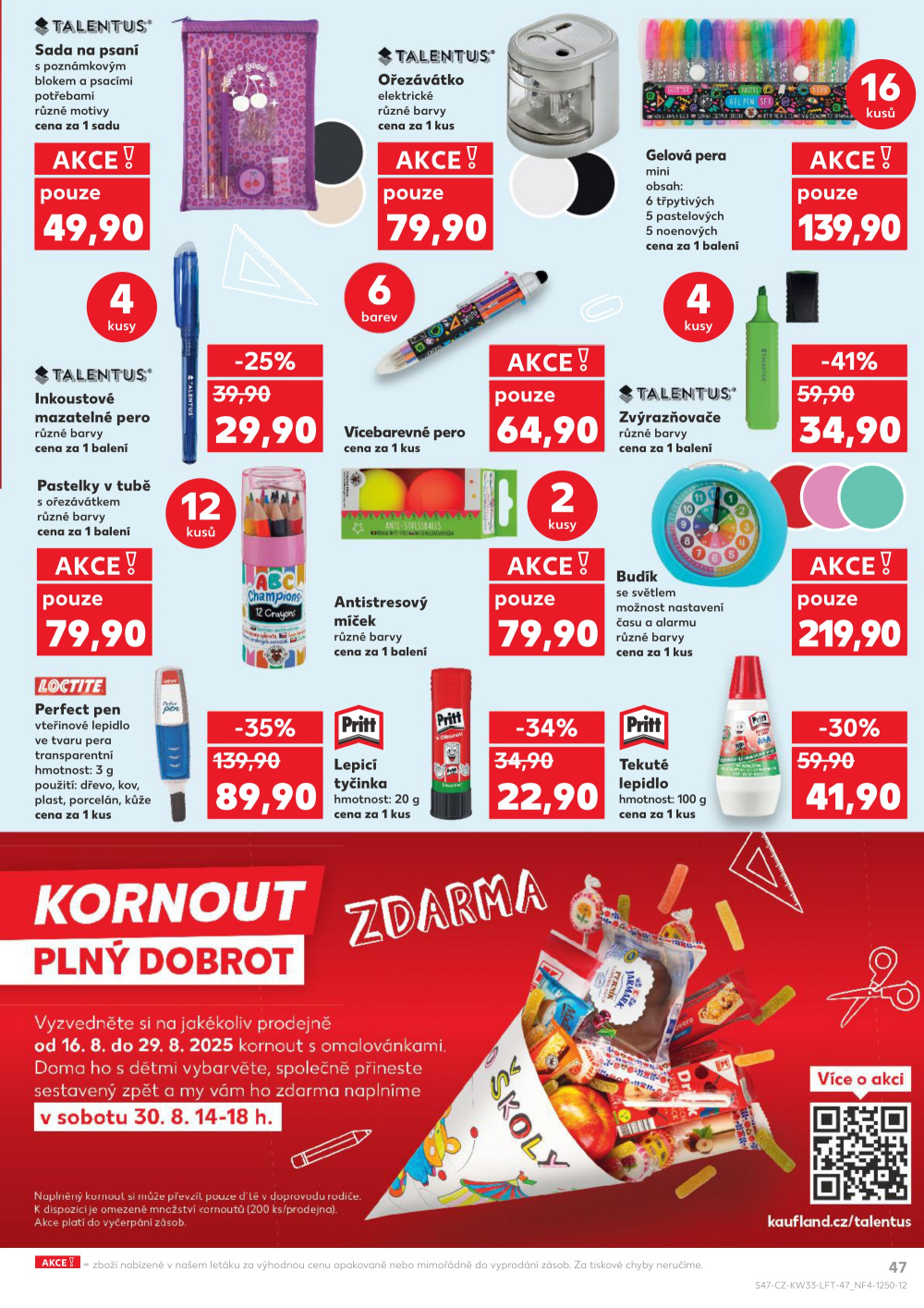 Leták Kaufland leták Olomouc, Hněvotínská - strana 47
