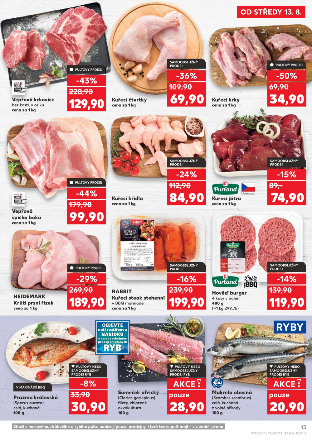 Leták Kaufland leták Praha 4 - Modřany - strana 13