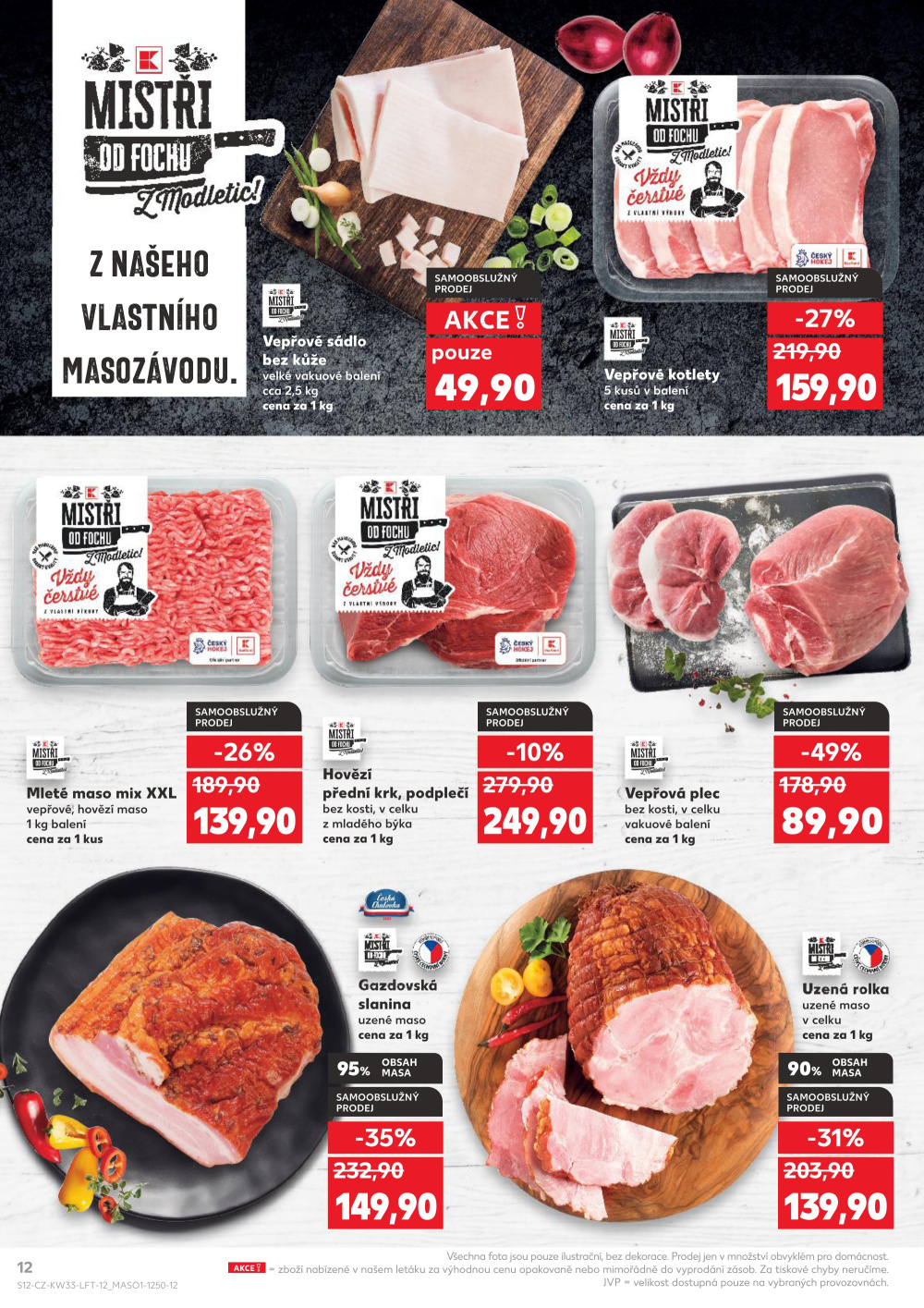 Leták Kaufland leták Slaný - strana 12