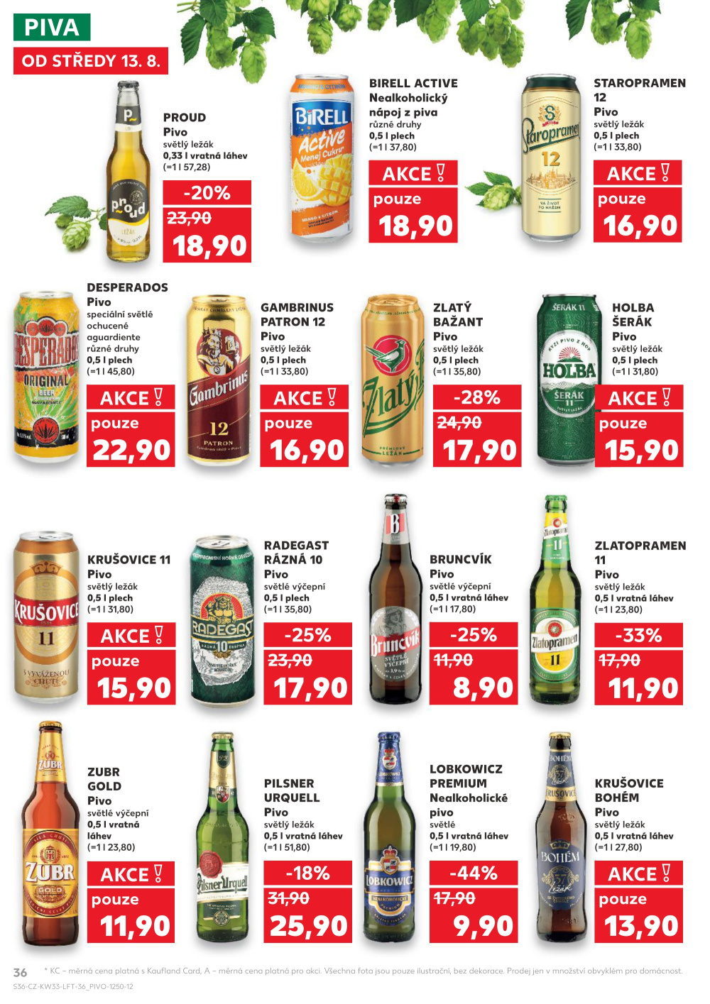 Leták Kaufland leták Slaný - strana 36