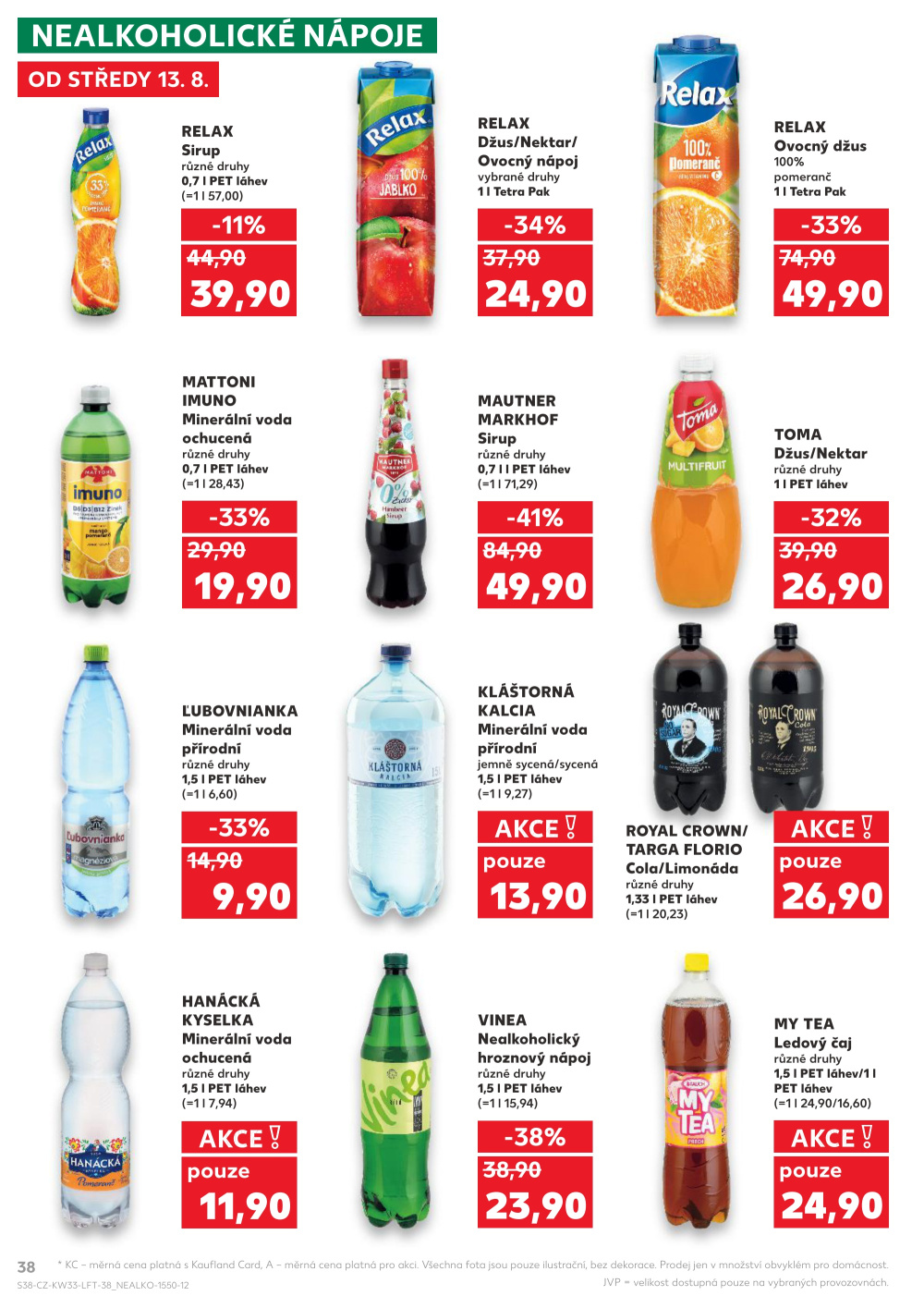 Leták Kaufland leták Slaný - strana 38