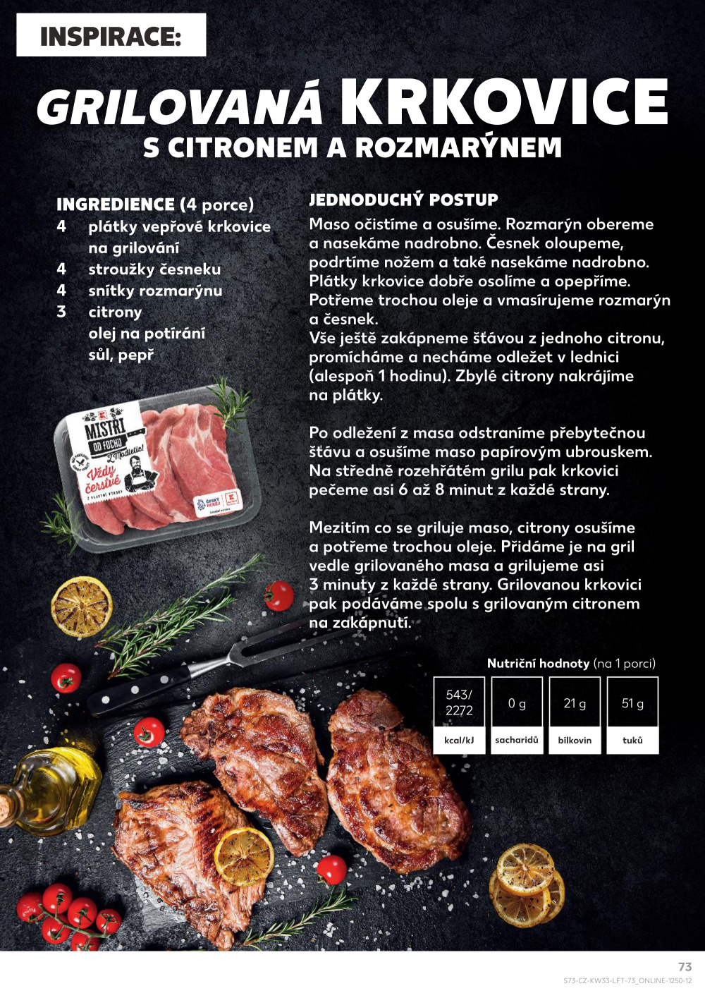 Leták Kaufland leták Praha 4 - Michle - strana 73