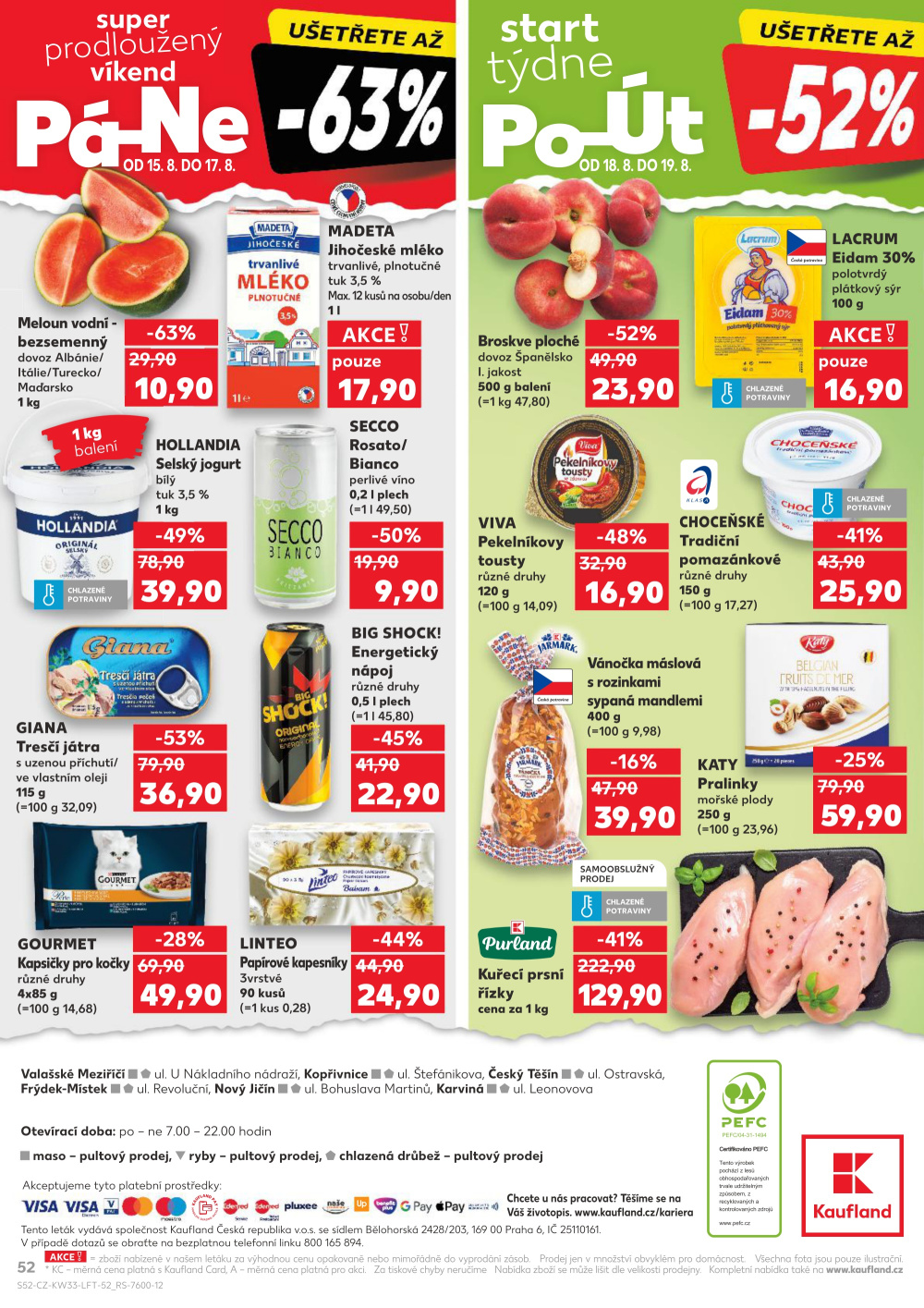 Leták Kaufland leták Kopřivnice - strana 52