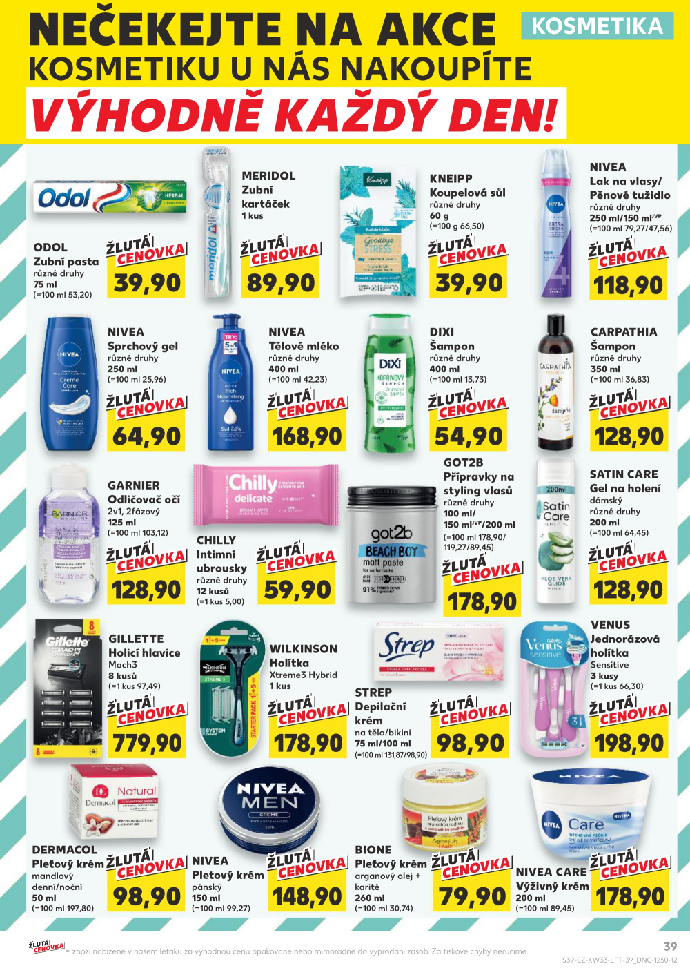 Leták Kaufland leták Praha 8 - Libeň - strana 39