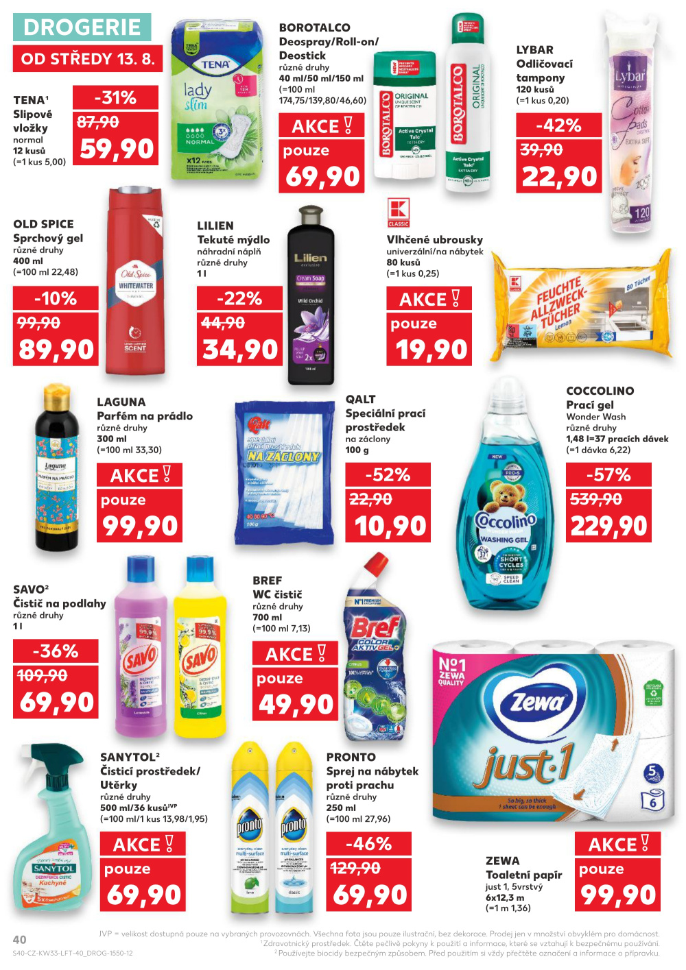 Leták Kaufland leták Praha 8 - Libeň - strana 40