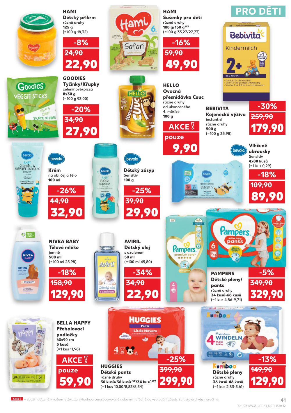 Leták Kaufland leták Praha 8 - Libeň - strana 41