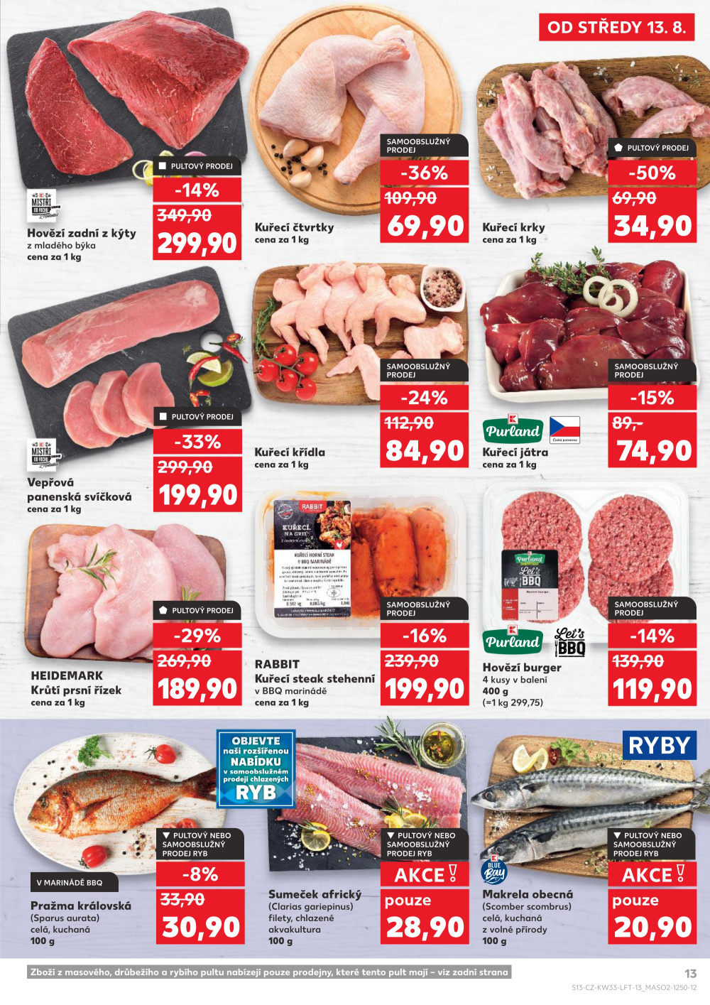 Leták Kaufland leták Jičín - strana 13