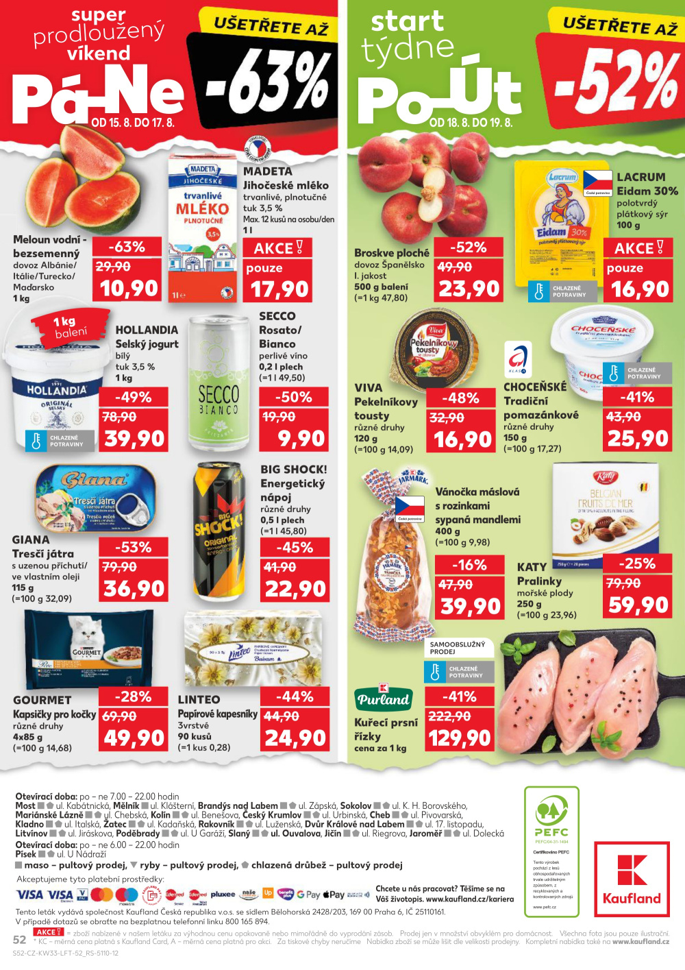 Leták Kaufland leták Jičín - strana 52