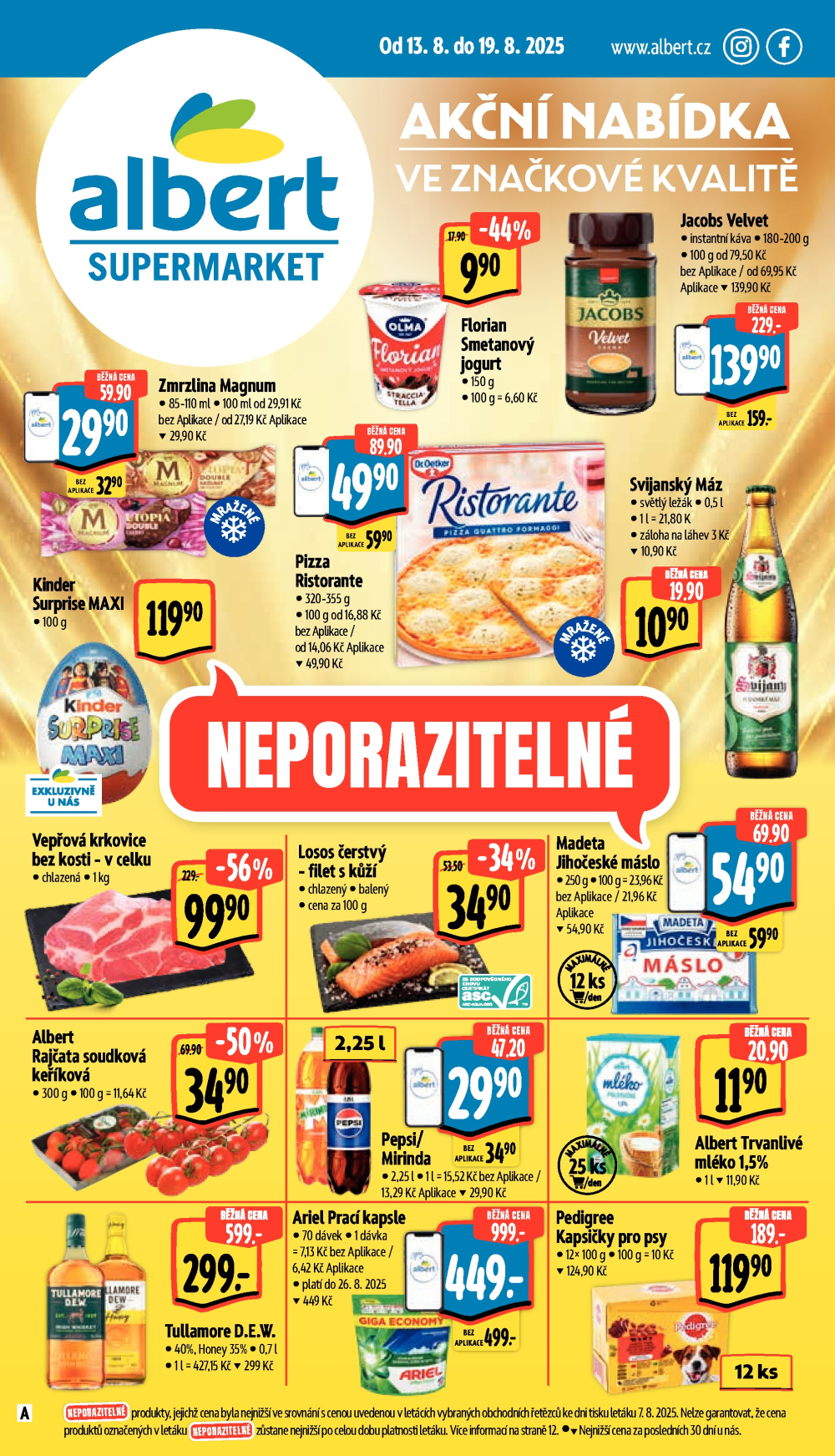 Leták Albert Supermarket leták - strana 1