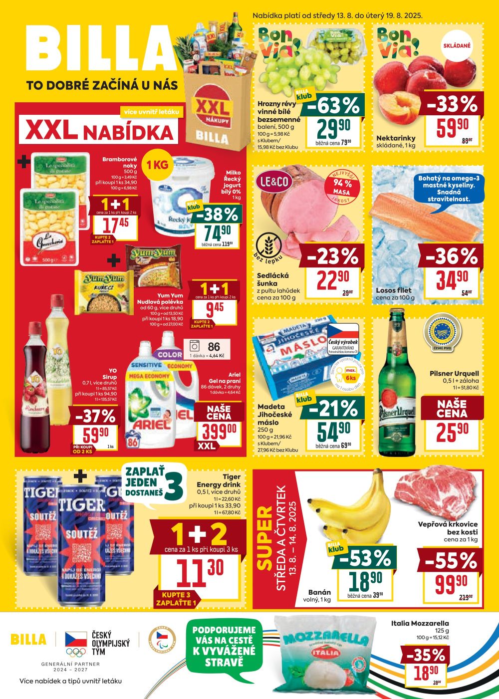 Leták BILLA velký leták - strana 1