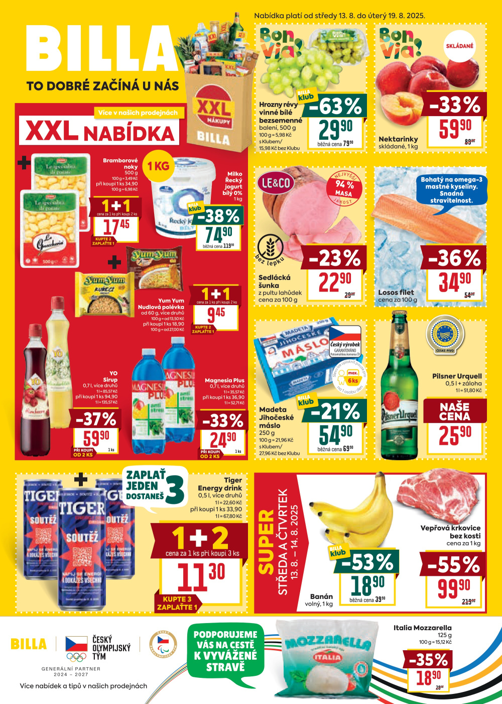 Leták BILLA malý leták - strana 1