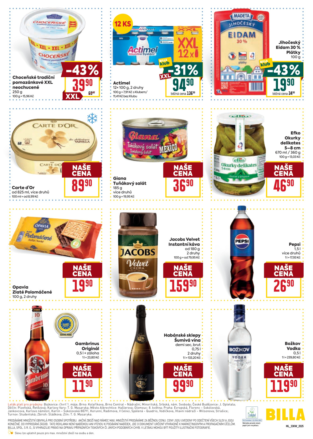 Leták BILLA malý leták - strana 3
