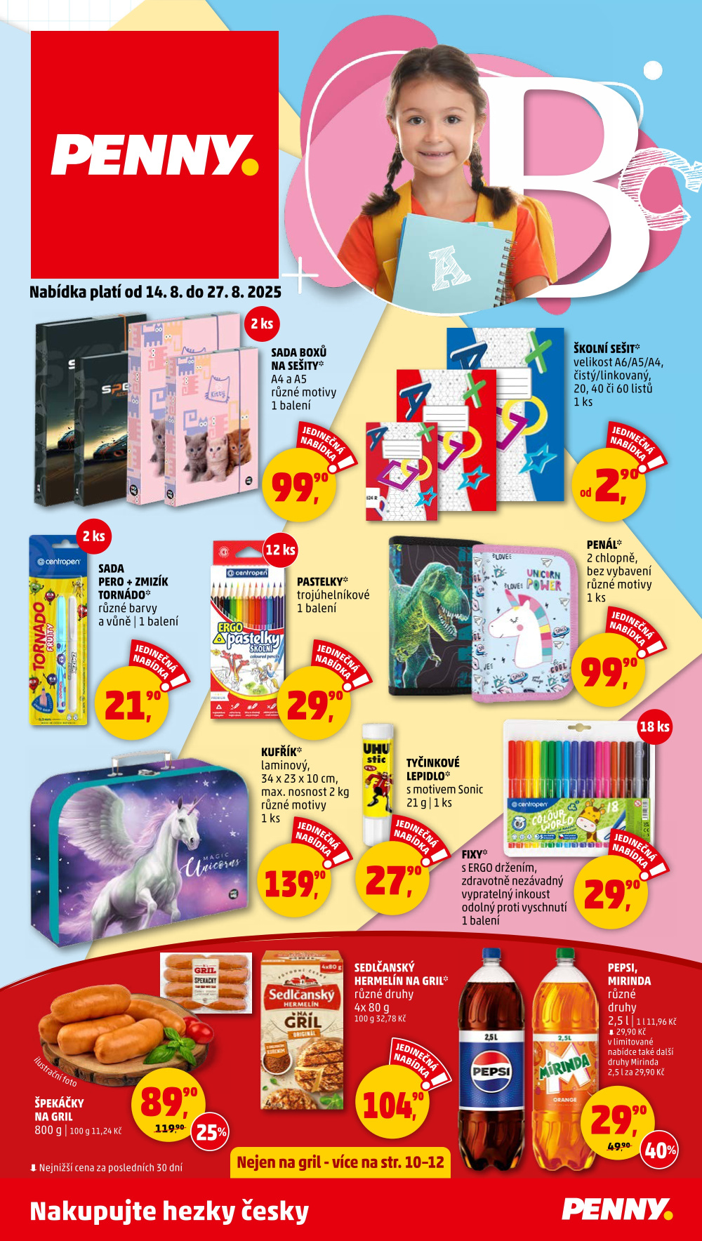 Leták Penny Market  leták - Školní potřeby - strana 1