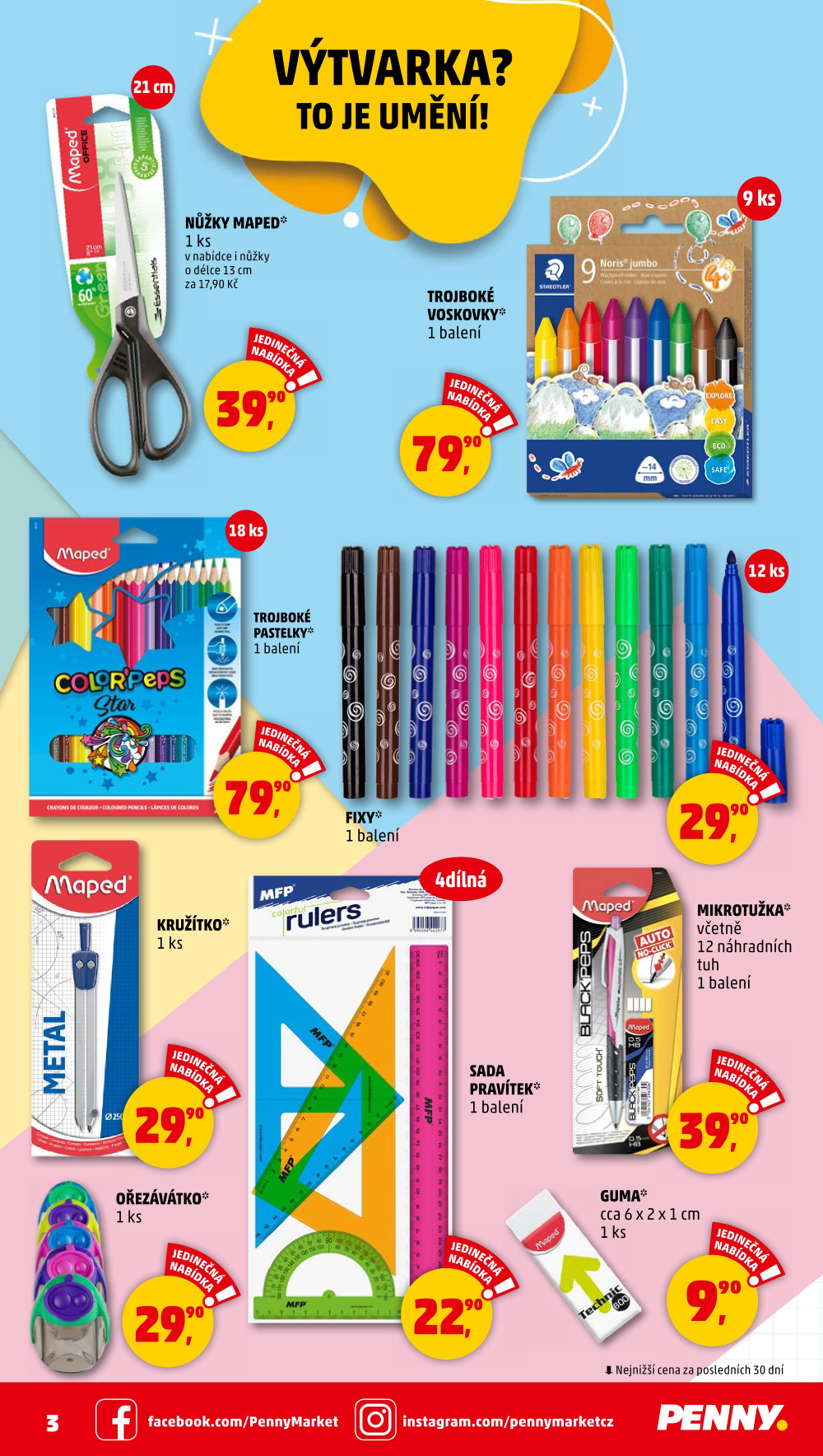 Leták Penny Market  leták - Školní potřeby - strana 3