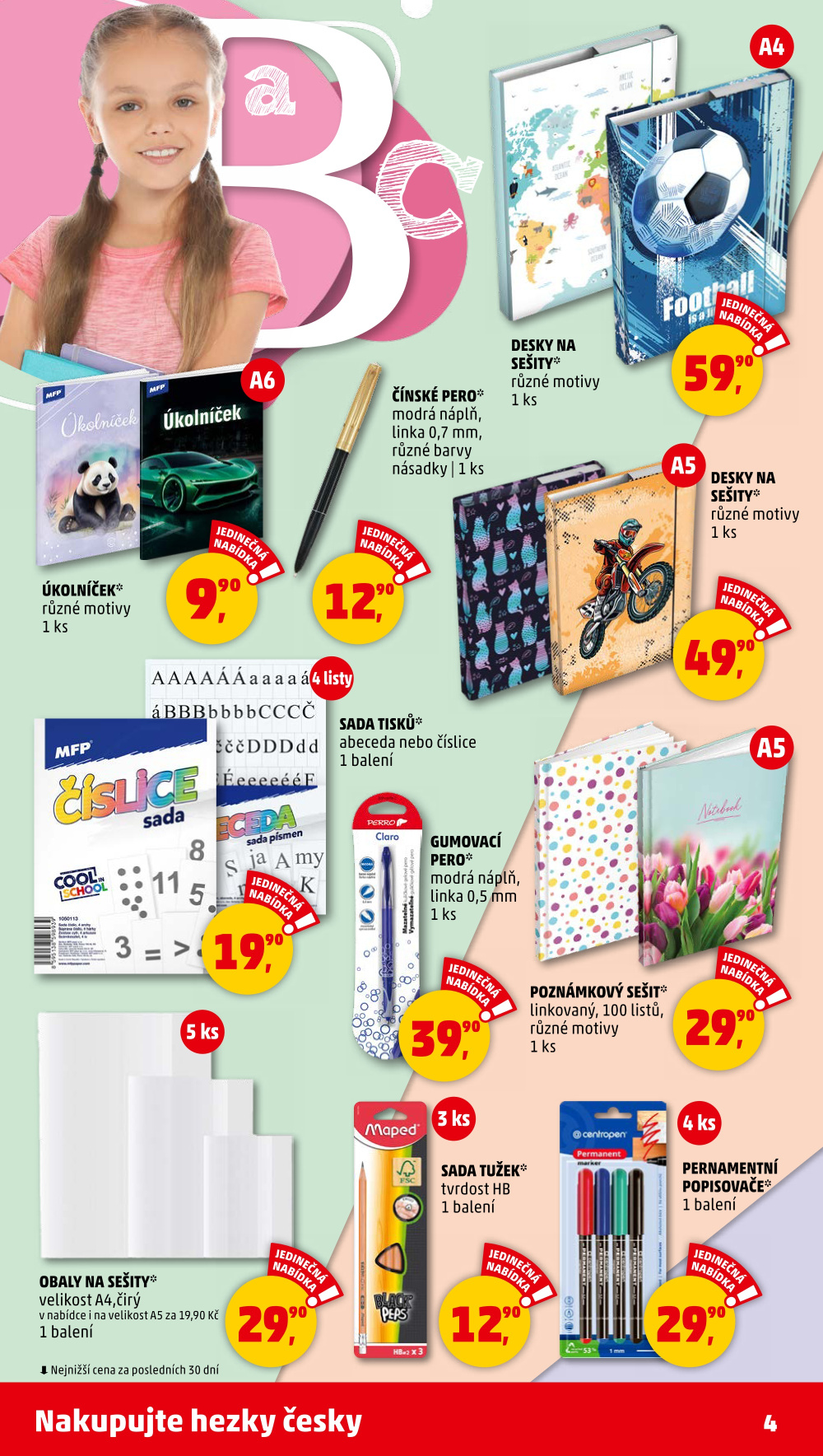 Leták Penny Market  leták - Školní potřeby - strana 4