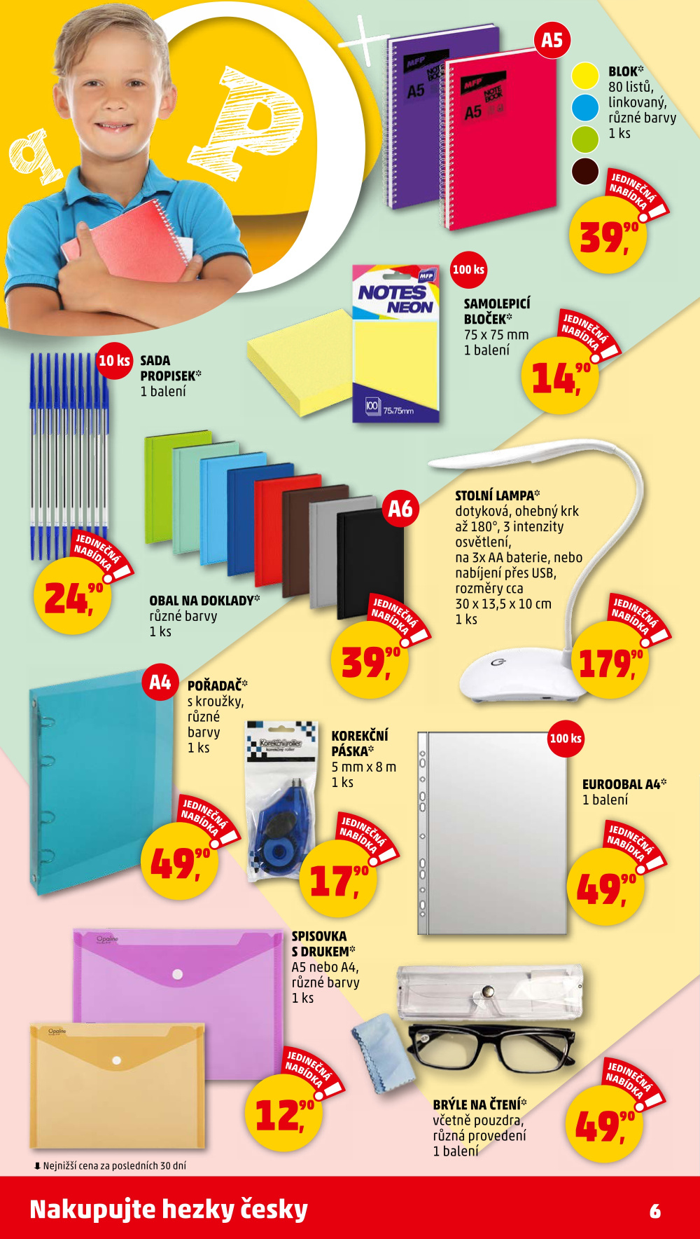 Leták Penny Market  leták - Školní potřeby - strana 6