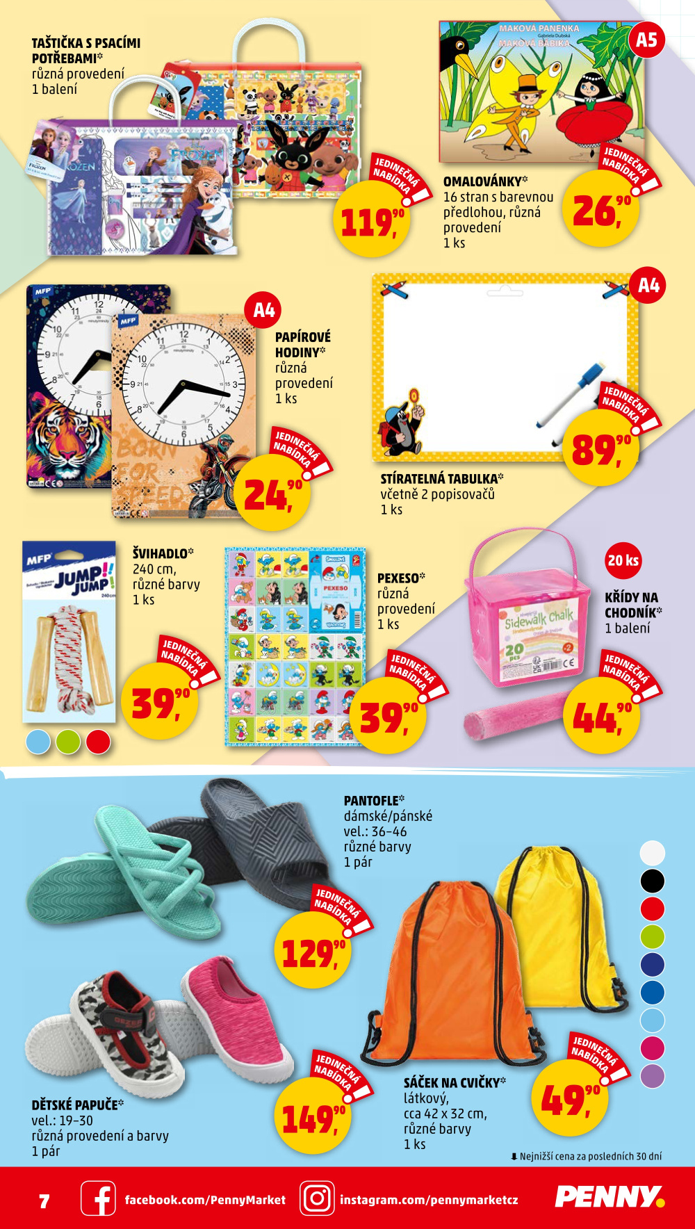 Leták Penny Market  leták - Školní potřeby - strana 7