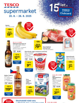 Tesco supermarket leták
