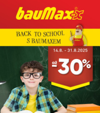 Akční leták bauMax  - Back to school