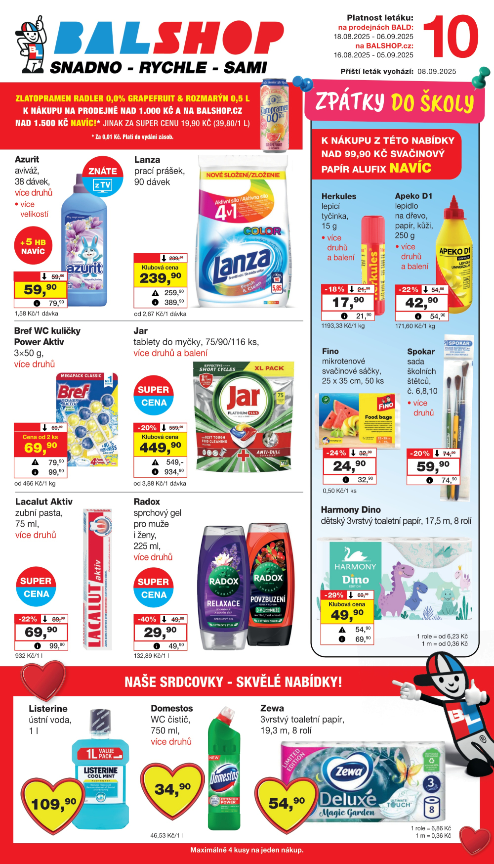 Leták Barvy a laky drogerie leták - strana 1