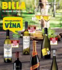 Akční leták BILLA  - Pro milovníky vína