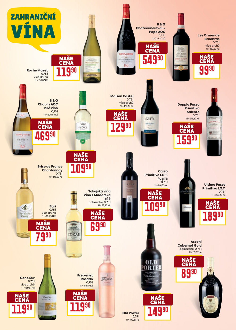 Leták BILLA leták - Pro milovníky vína - strana 8