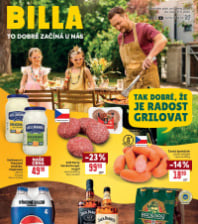 Akční leták BILLA  - Tak dobré, že je radost grilovat