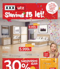 Akční leták XXXLutz  - Slavíme 15 let!