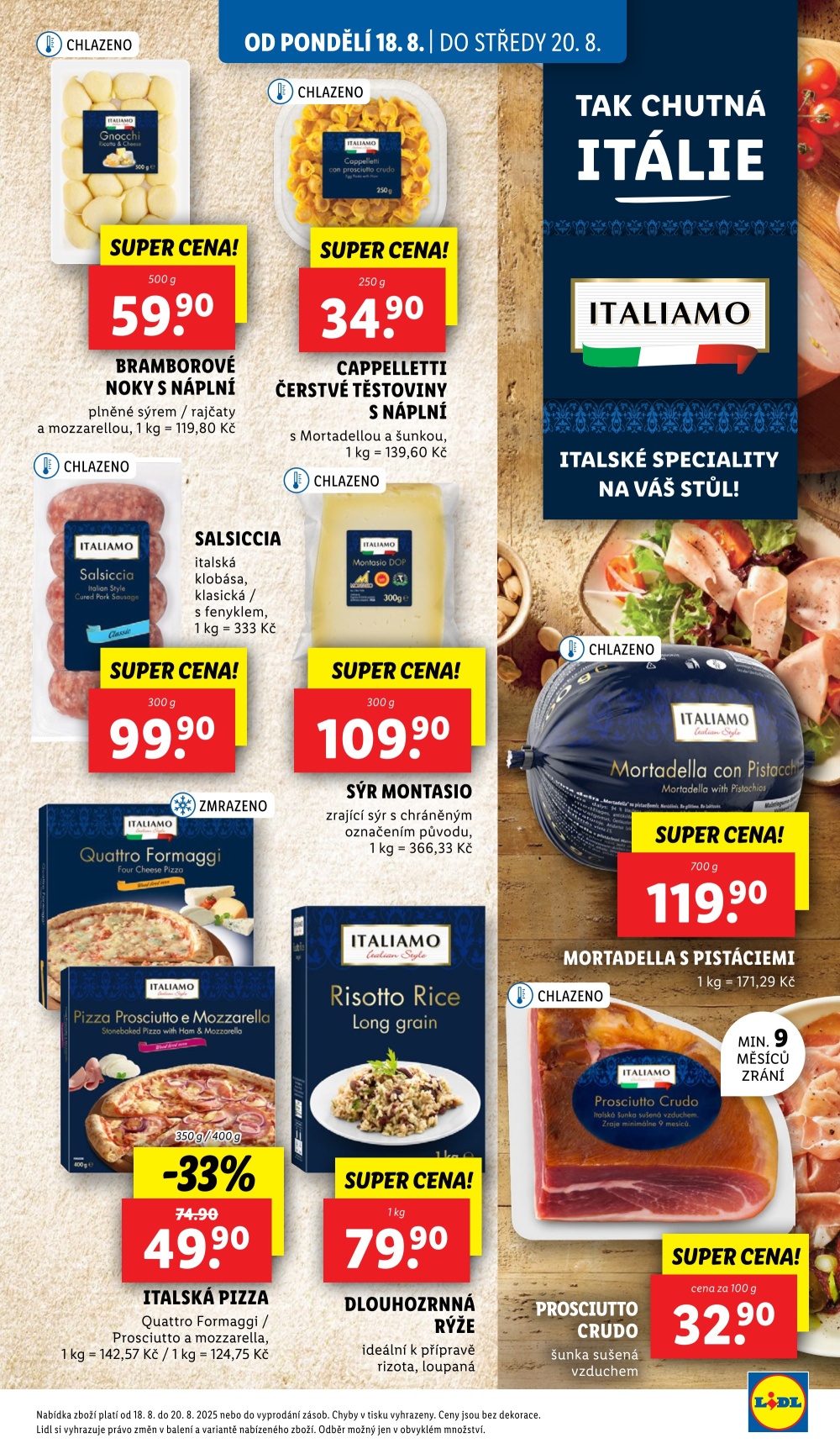 Leták Lidl leták od pondělí - Tak chutná Itálie - strana 15