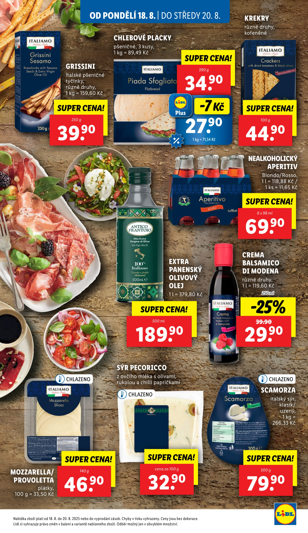 Leták Lidl leták od pondělí - Tak chutná Itálie - strana 17